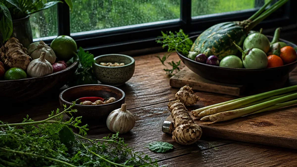 Rainy Day Comfort with Coconut Curry