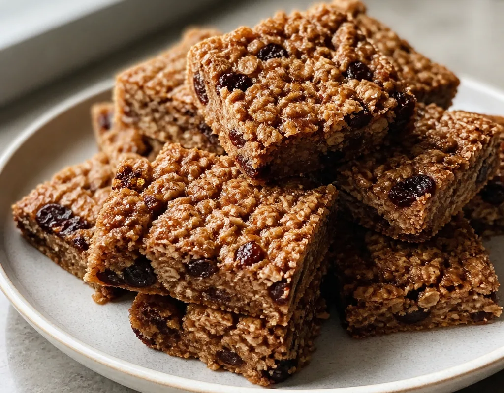 Christmas Pudding Flapjack