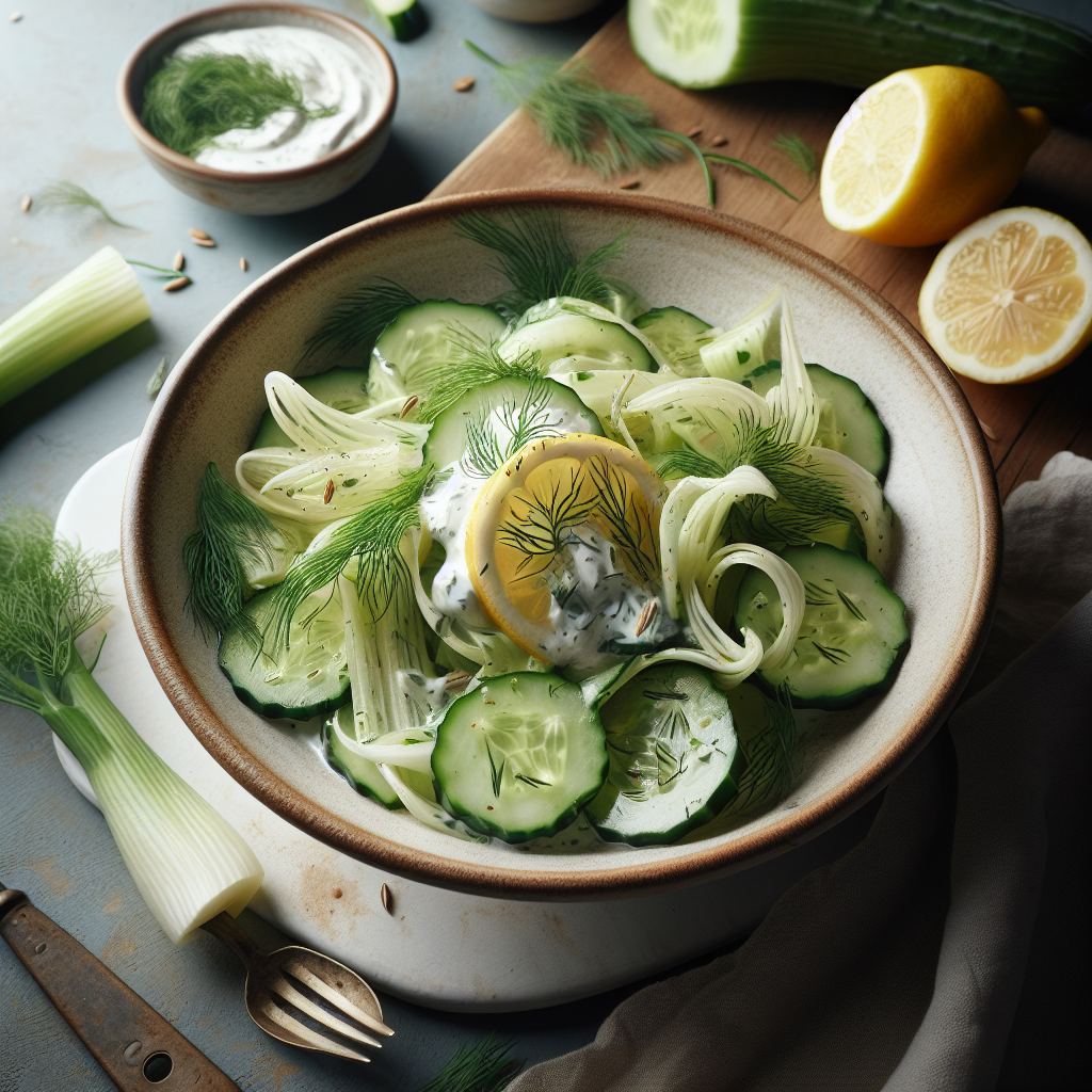 Cucumber and Fennel Salad
