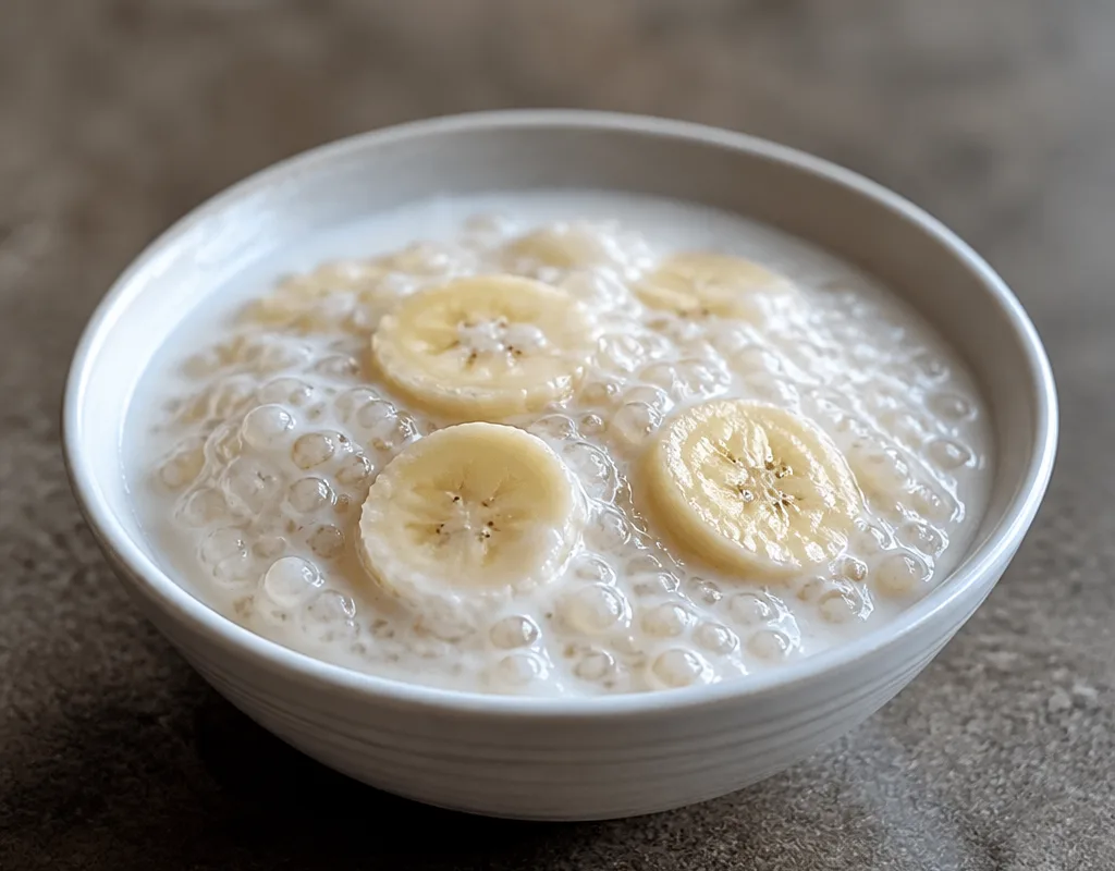 Laos Tapioca Pudding with Bananas