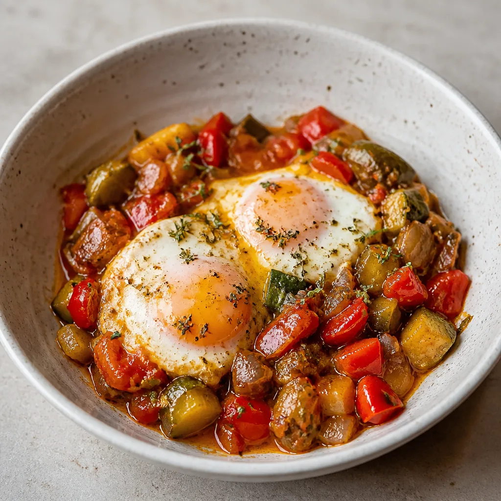 Pisto con Huevos