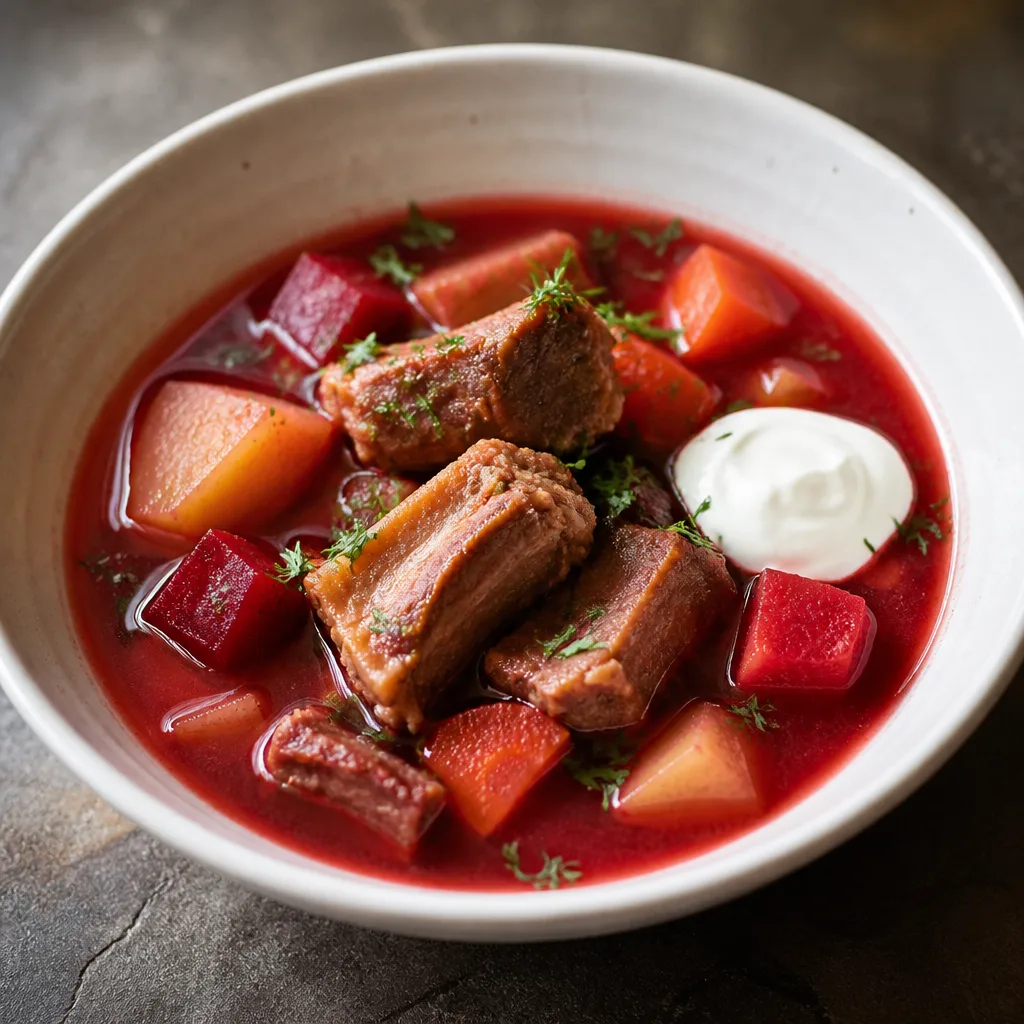 Pork Rib Borscht