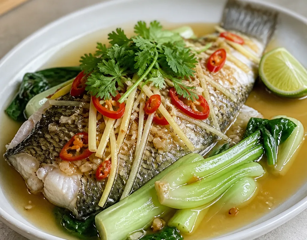 Thai-Style Steamed Fish